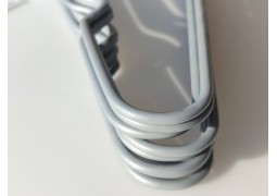 Вішалки-плечики силіконові 400х3,5мм. (сірий колір)